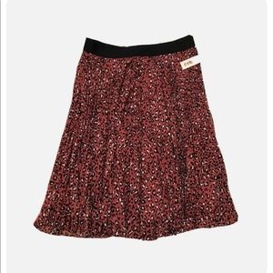 Womens EVRI Pull On Pleated Skirt Size 22W Multi Color New